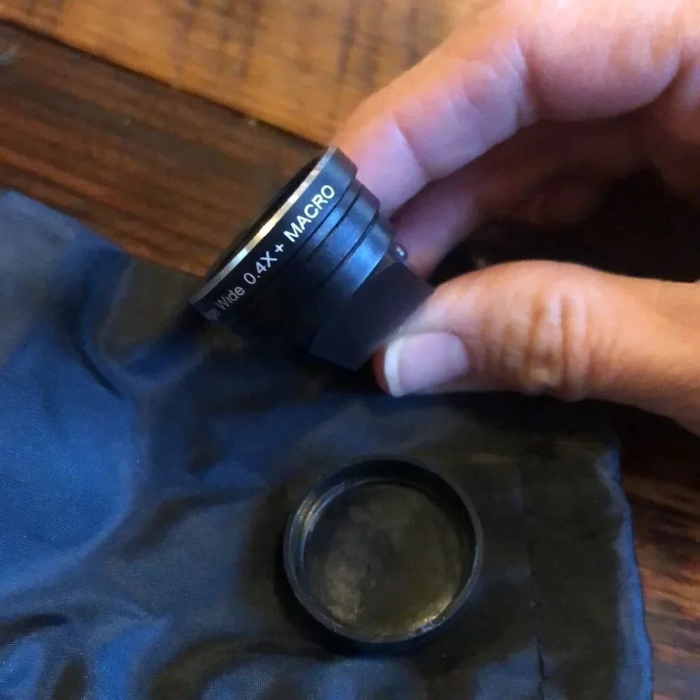 CamRah Mega Wide Fish Eye .4x clip on phone / camera lens